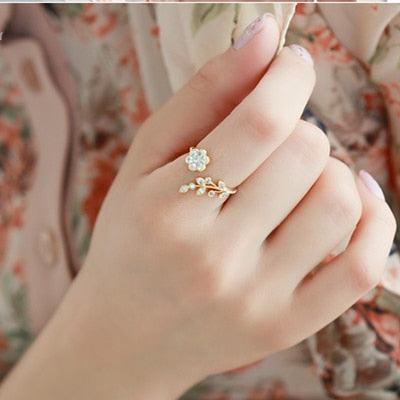 Hot Fashion Adjustable Rings Gold Color&Silver