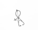 Doctor Nurse Stethoscope Brooch