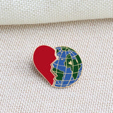 Broken Heart Wine Bottle Brooch